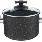 KOLIMAX BLACK GRANITEC s pokrievkou, priemer 26 cm, objem 6,5 l