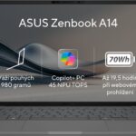 ASUS Zenbook A14 UX3407QA-OLED306W Iceland Gray celokovový
