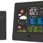 Solight meteostanica, farebný LCD, teplota, vlhkosť, RCC, čierna