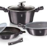 BERLINGERHAUS Súprava riadu s mramorovým povrchom 6 ks Carbon PRO Line II