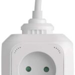 EMOS Rozbočovacia kocka s predl. prívodom – 4 zás. + 2× USB, 1,9 m