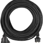 EMOS Predlžovací kábel gumový – spojka, 25 m, 3× 2,5 mm2