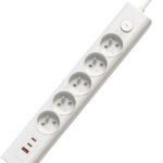 Viking YC53 Predlžovacia zásuvka biela