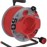 EMOS PVC predlžovací kábel na bubne – spojka, 50 m, 1,5 mm2