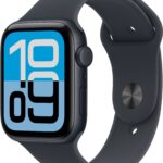 Apple Watch SE 3 Cellular 40 mm Polnočný hliník s polnočným športovým remienkom – M/L