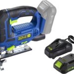 ALZATOOLS – Priamočiara píla AKU CJS20V BatteryONE 20V s nabíjačkou (1 x 2 Ah)