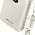 Vention 10000 mAh Power Bank (USB-C + USB-C/USB-C/USB-A) 22.5 W Beige (CCC certified)