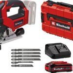 EINHELL Professional Set priamočiara píla AKU TP-JS 18/135 Li BL + príslušenstvo 4326626 (1 x 4 Ah P